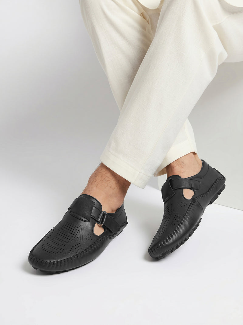 Men's Premium Sandals For Men-Black-BE3321