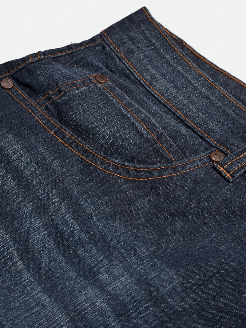 Rogers Denim Skirt For Women-Navy Faded-BR13525