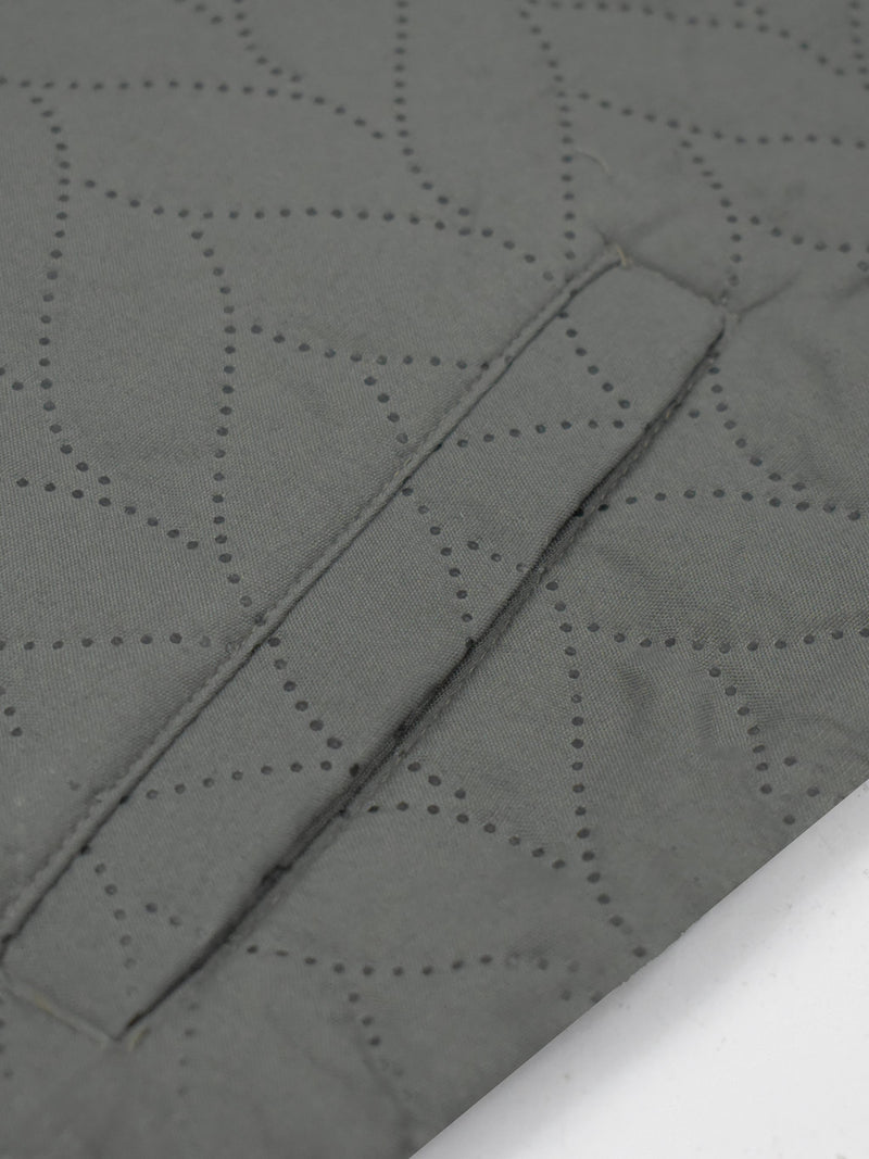 Mango Quilted Zipper Mock Neck Jacket For Kids-Dark Grey-BR938