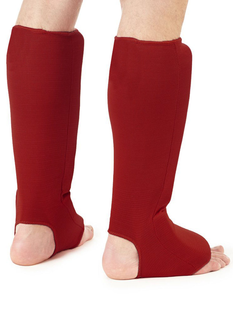 Shin Guard FIAS Sambo Leg Instep Protector-Red-LV407