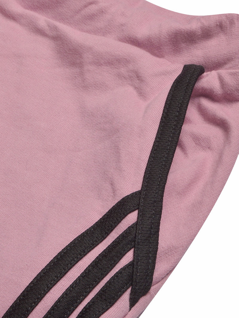 Summer Jersey Terry Slim Fit Bermuda Short For Men-Light Purple with Stripes-BR13238