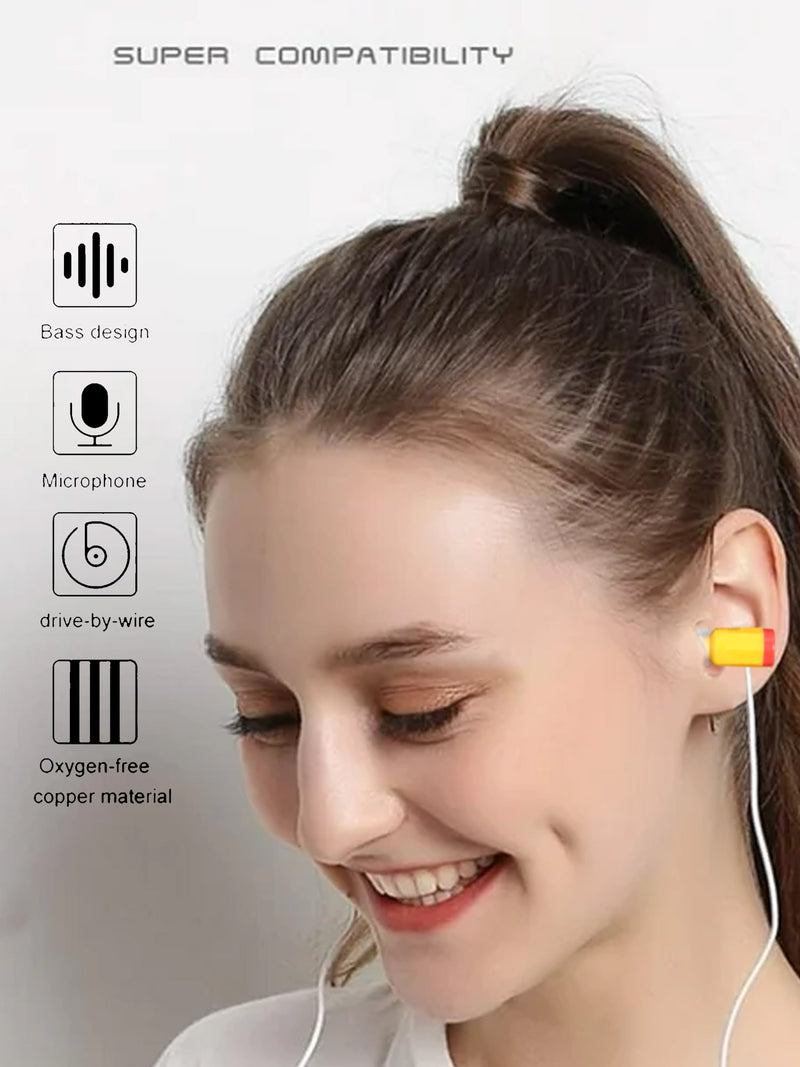 Horetelefoner Pencil Style Earphones-SP4662