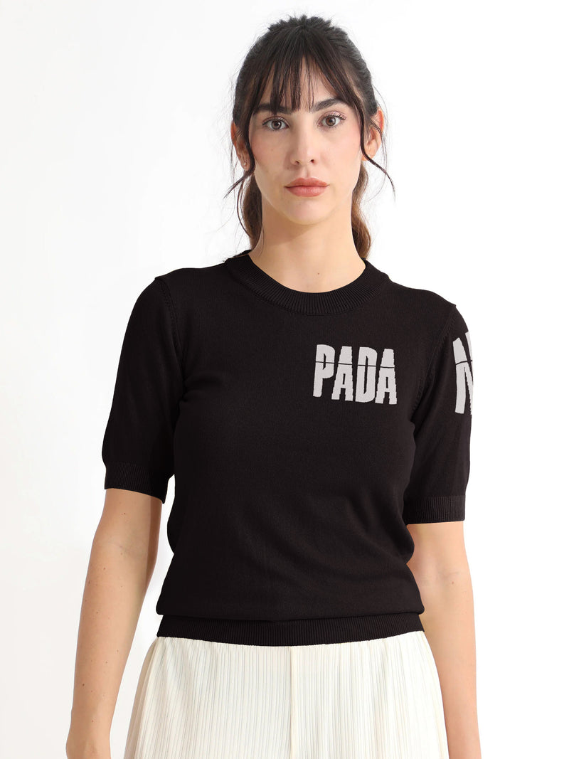 Fashion Half Sleeve Wool Sweater For Women-Brown-AZ105