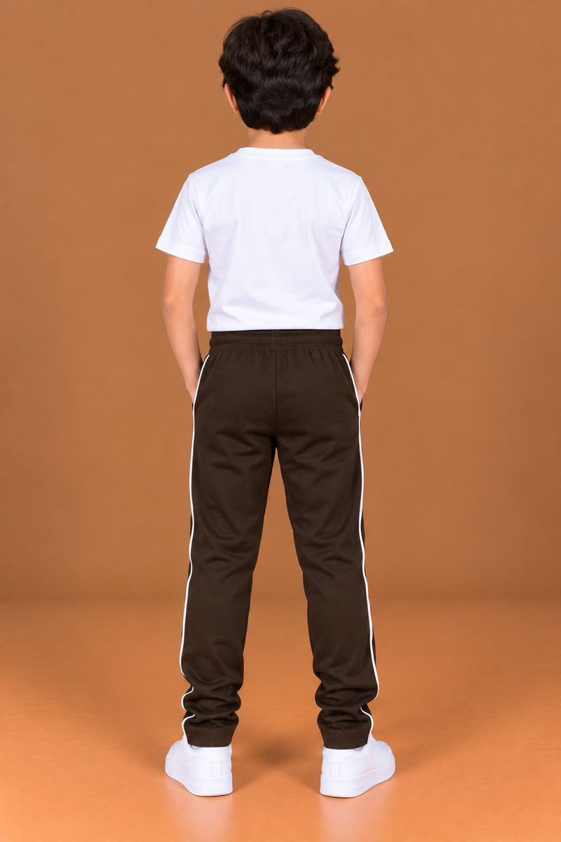 Premium Kids both seasons Trouser for Dark chocolate brown bnm017