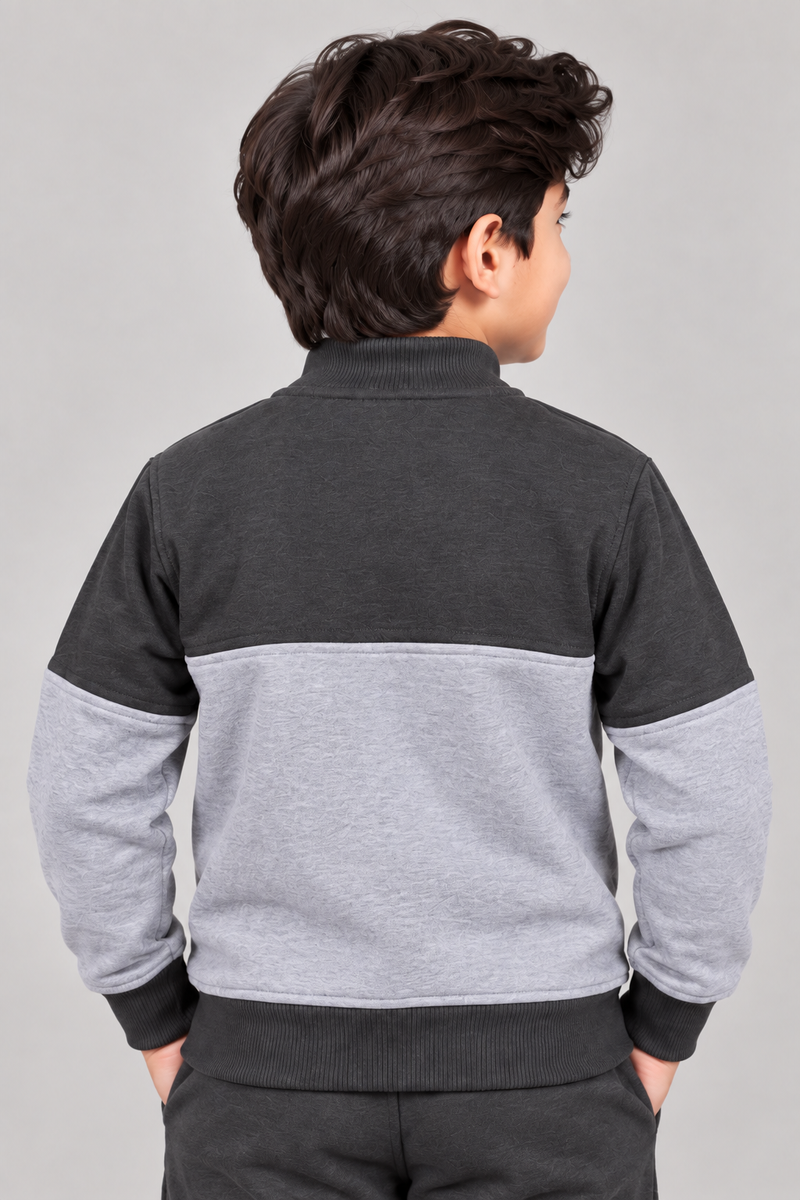 Stylish  Zipper Mock Neck sweatShirt mn101
