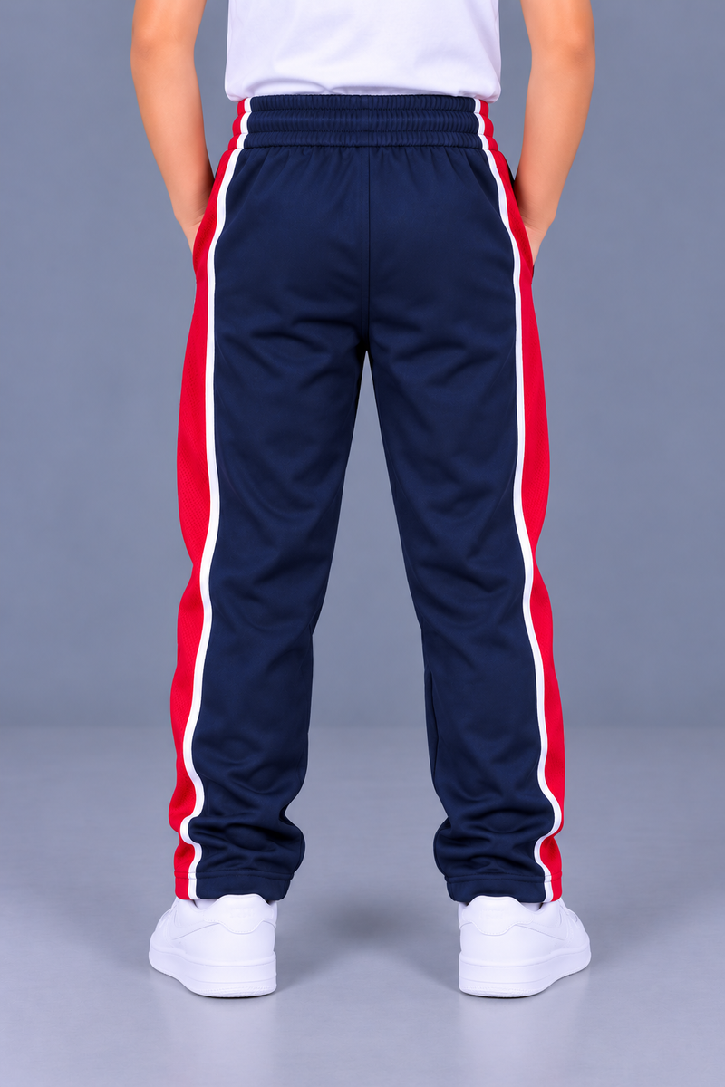 Premium Jogger Both Trouser For Kids-Navy Blue - MU28