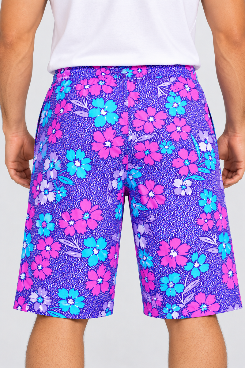 Next Summer Single Jersey Short For Men-Allover Print-BR13387