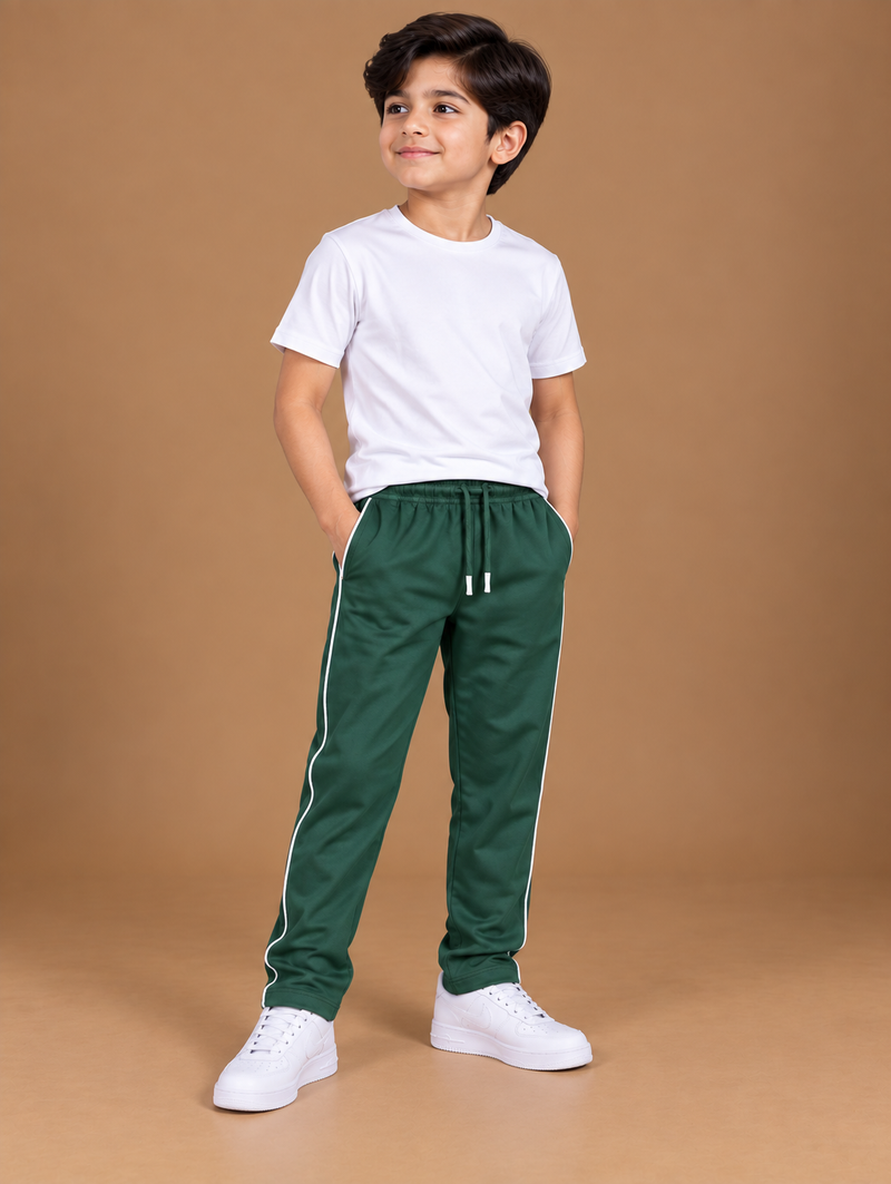 Premium Kids both seasons Trouser for bottle green  bnm012