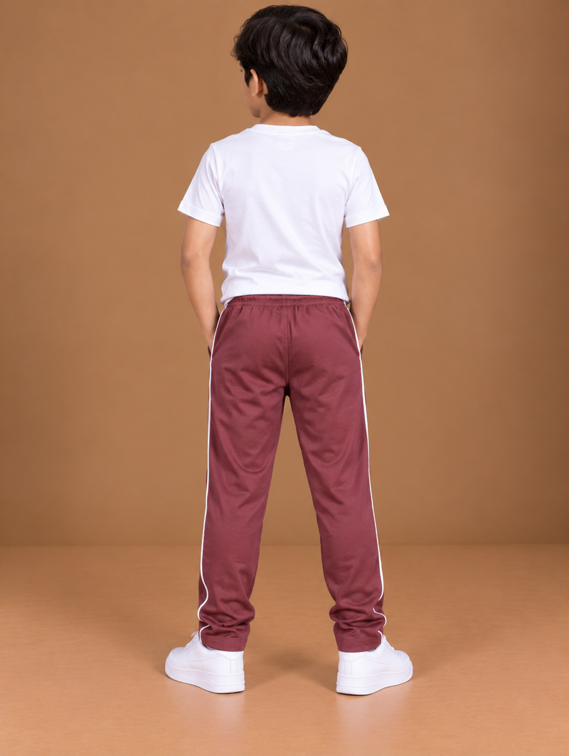 Premium Kids both seasons Trouser for Light maharon  bnm10