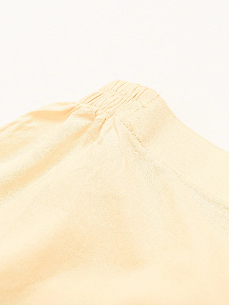 khaadi Embellished Straight Trouser For Women-Beige-BR874
