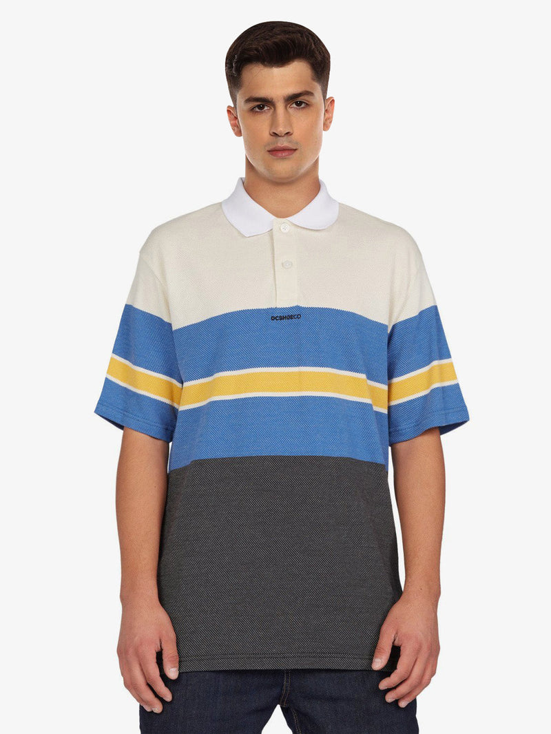 DCSHOESCO P.Q Half Sleeve Polo For Men-Striped-RT808