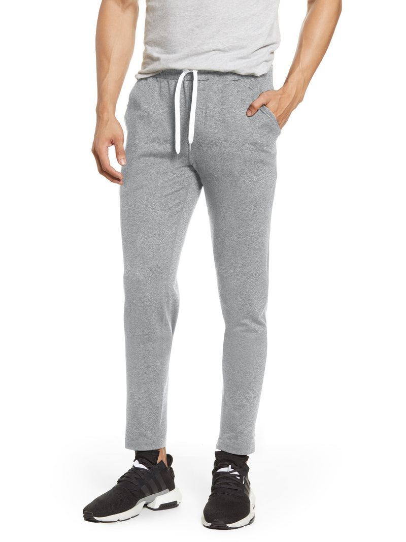 Drift King Regular Fit Fleece Trouser For Men-Grey Melange-BE15398