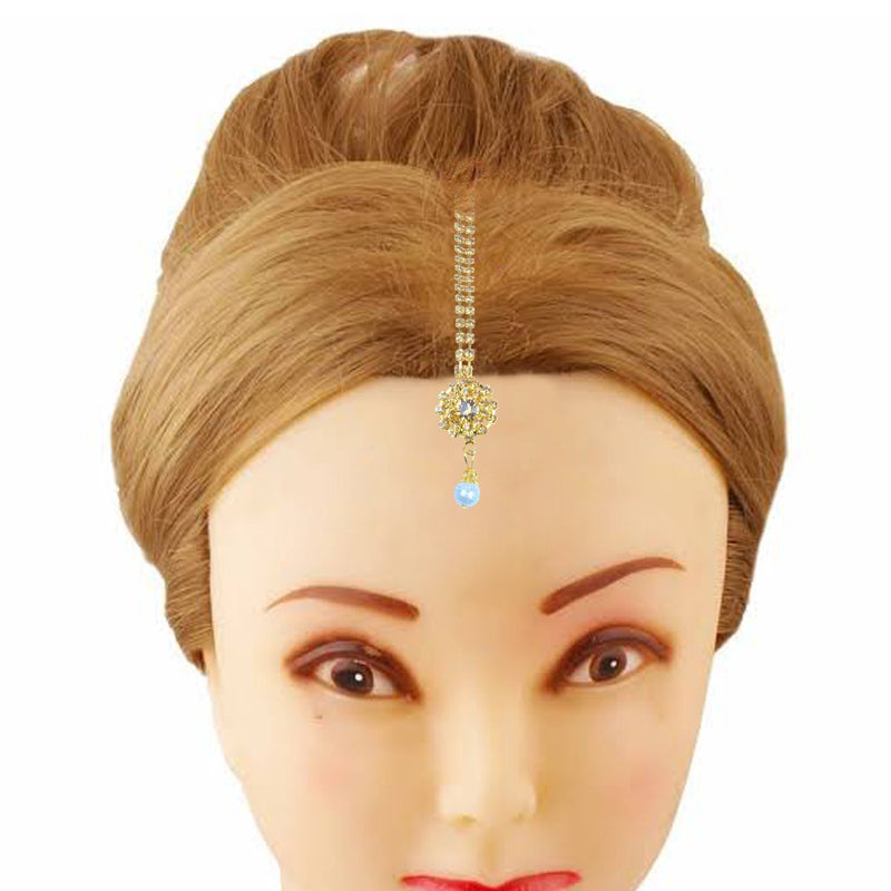Beautiful Silver and Golden stone Bindiya-JW161