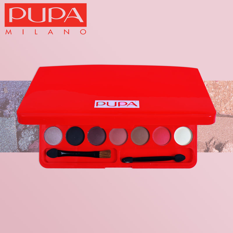 PUPA 21 Color Flash Gleam Eye Shadow Kit-RT644-4
