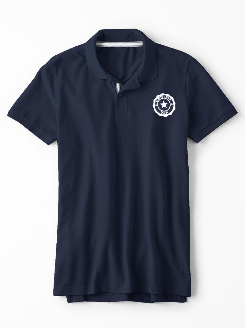 Nxt Single Jersey Half Sleeve Polo For Men-Navy-RT797
