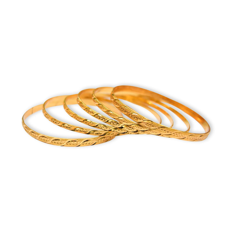 Stylish Trending Golden Color Bangles-JW172