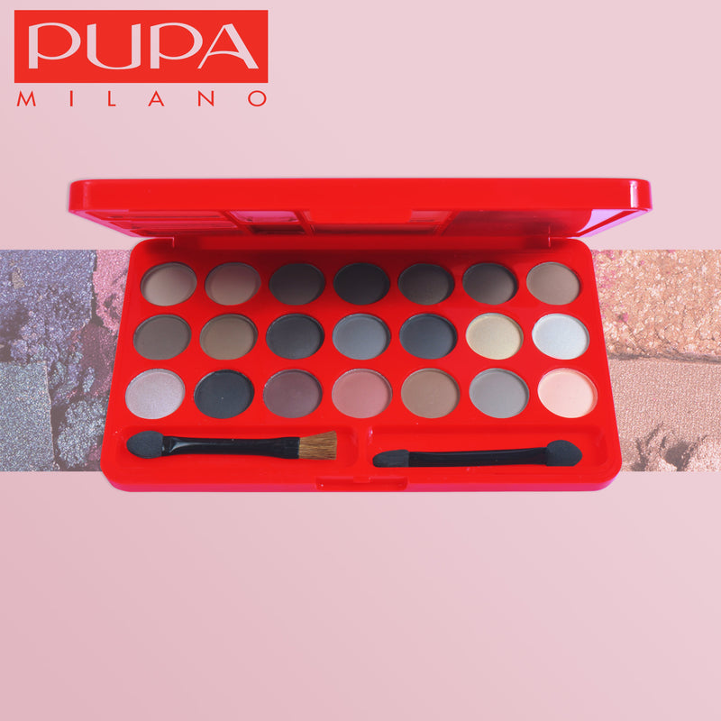 PUPA 21 Color Flash Gleam Eye Shadow Kit-RT642-1