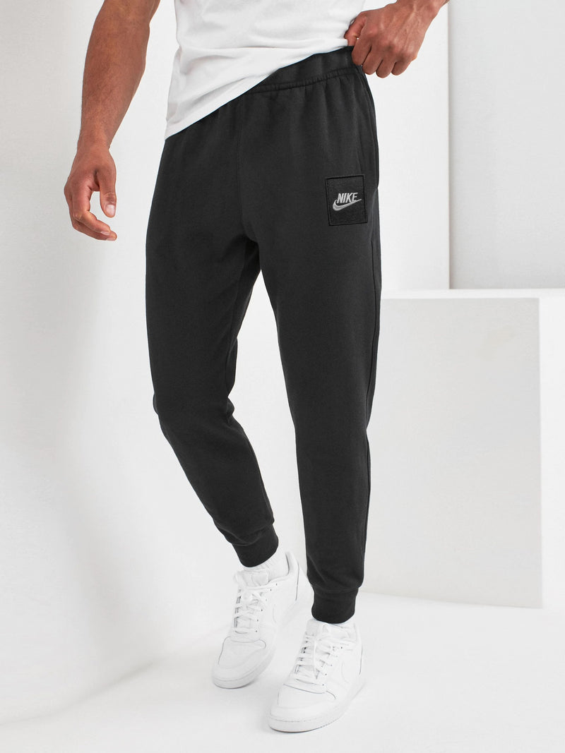 NK Fleece Slim Fit Jogger Trouser For Men-Black-RT1665
