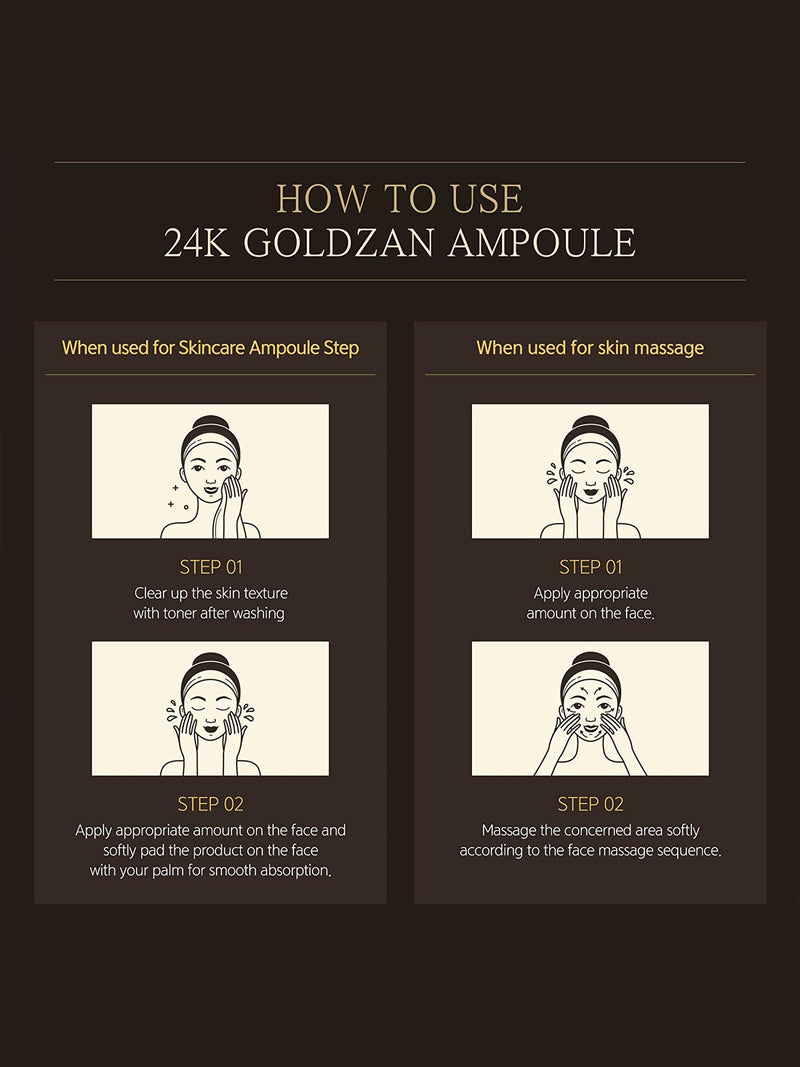 MAISON DE NATURE 24k GOLDZAN AMPOULE 100ml-RT540