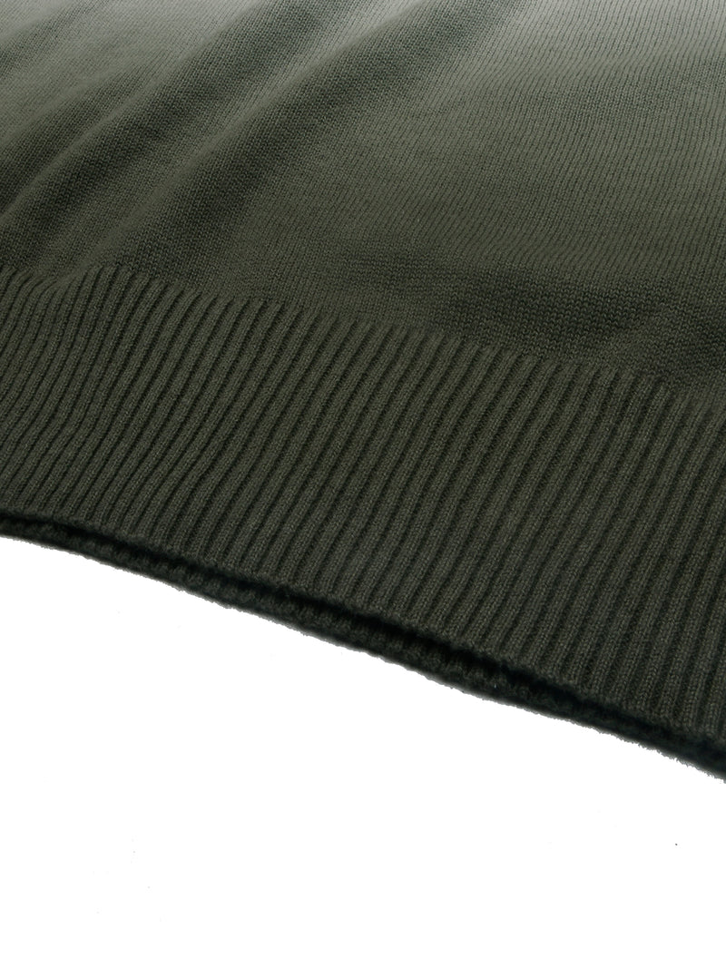 Sixteen Fashion Wool Crew Neck Sweater For Women-Olive with Allover Faded-RT2277