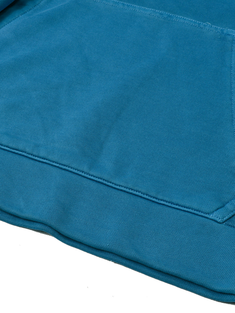 Next Terry Fleece half Sleeve Pullover Hoodie For Men Blue-RT2137