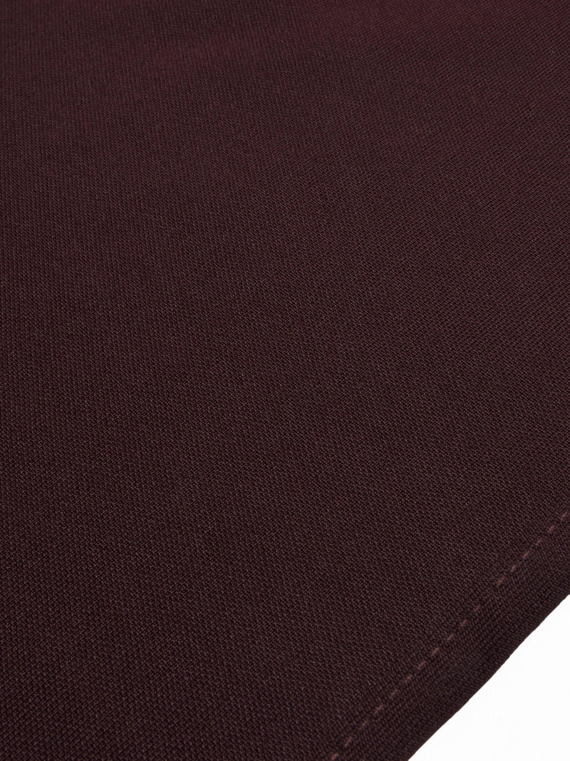 Louis Vicaci Interlock Stretchy Slim Fit Pent For Men-Maroon-RT2438