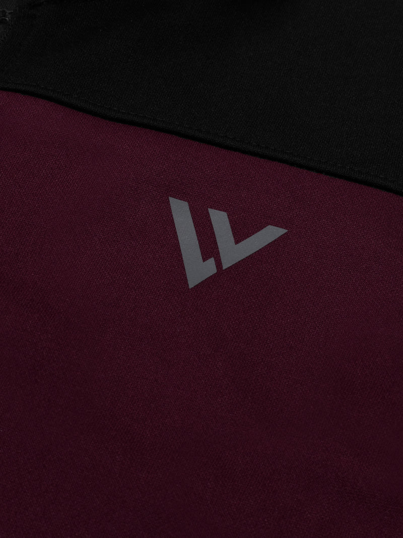 Louis Vicaci Lightning Flash Training Tracksuit For Men-Maroon & Black-RT1376