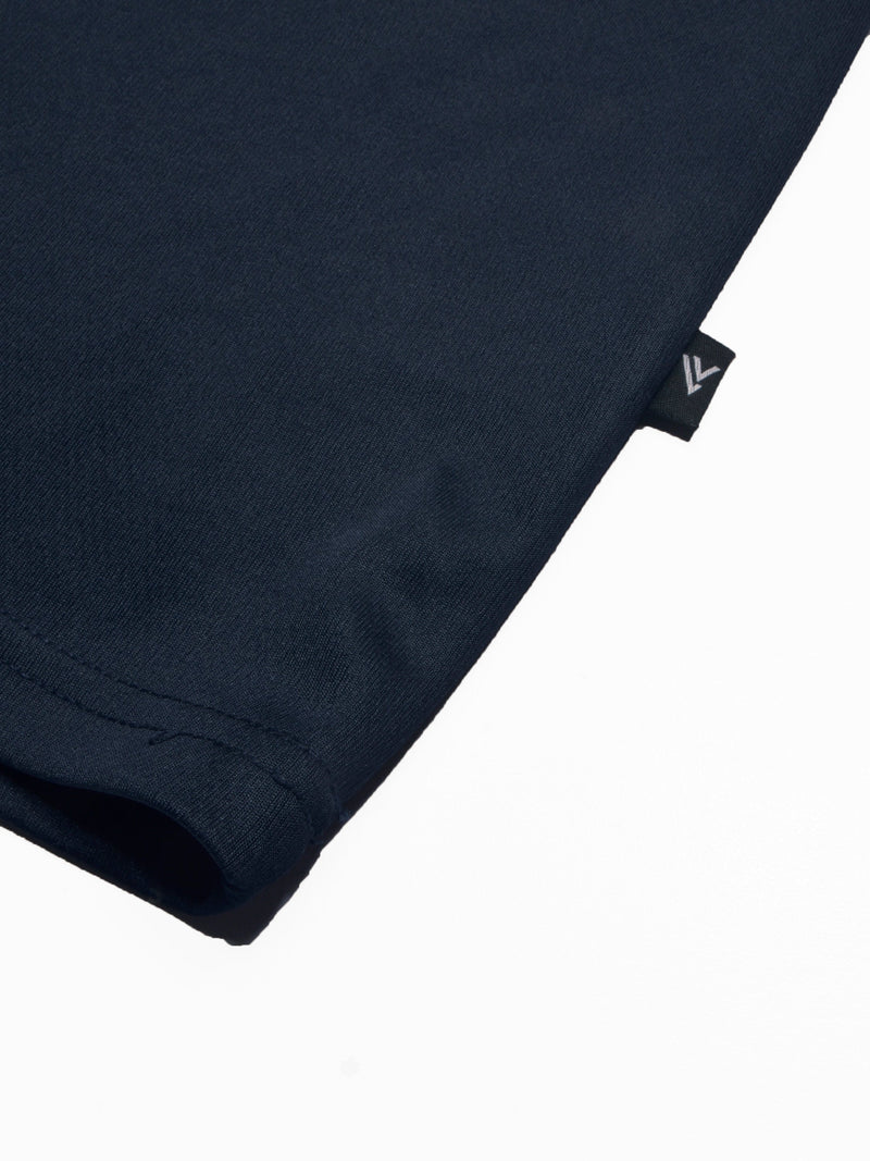 Louis Vicaci Summer Active Wear Tracksuit For Men-Navy with Sky Pannels-RT2428