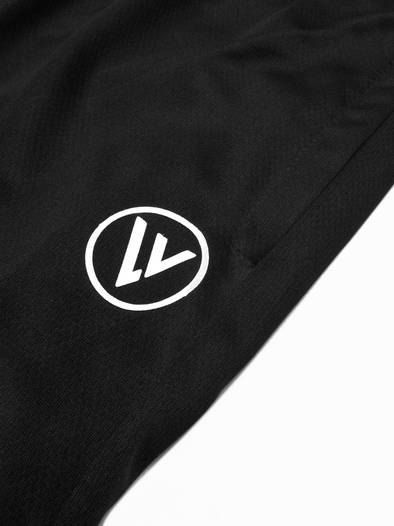 Louis Vicaci Summer Active Wear Tracksuit For Men-Black with white & Red Stripes-RT2492