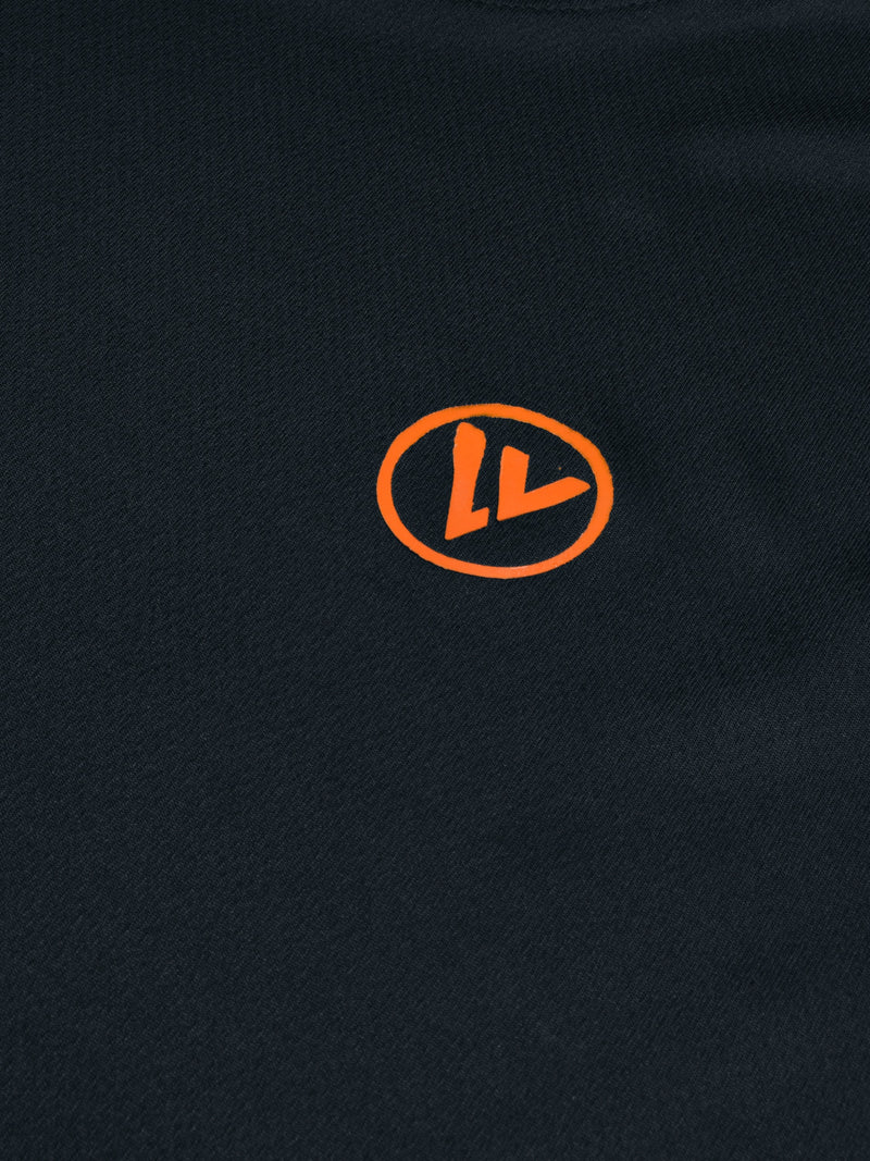 Louis Vicaci Summer Active Wear Tracksuit For Men-Navy with Orange & White Stripes-RT2500