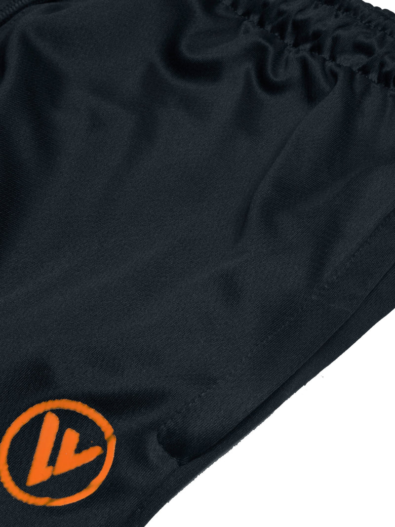 Louis Vicaci Summer Active Wear Tracksuit For Men-Navy with Orange & White Stripes-RT2500
