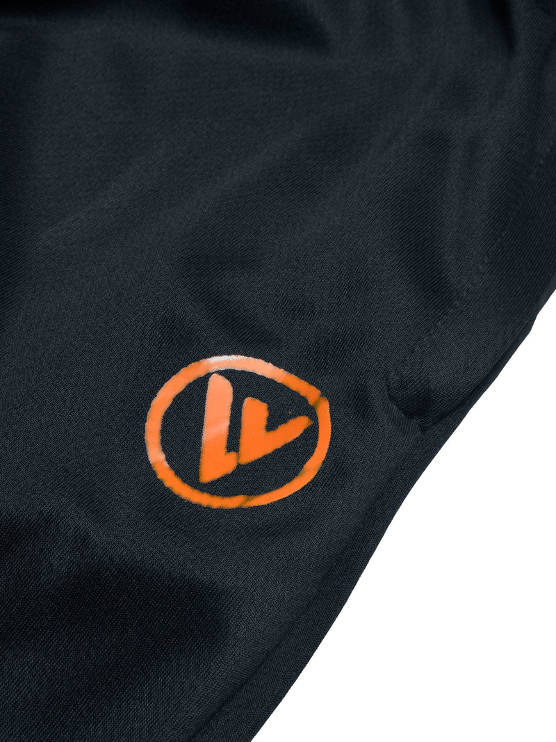 Louis Vicaci Summer Active Wear Tracksuit For Men-Navy with Orange & White Stripes-RT2500