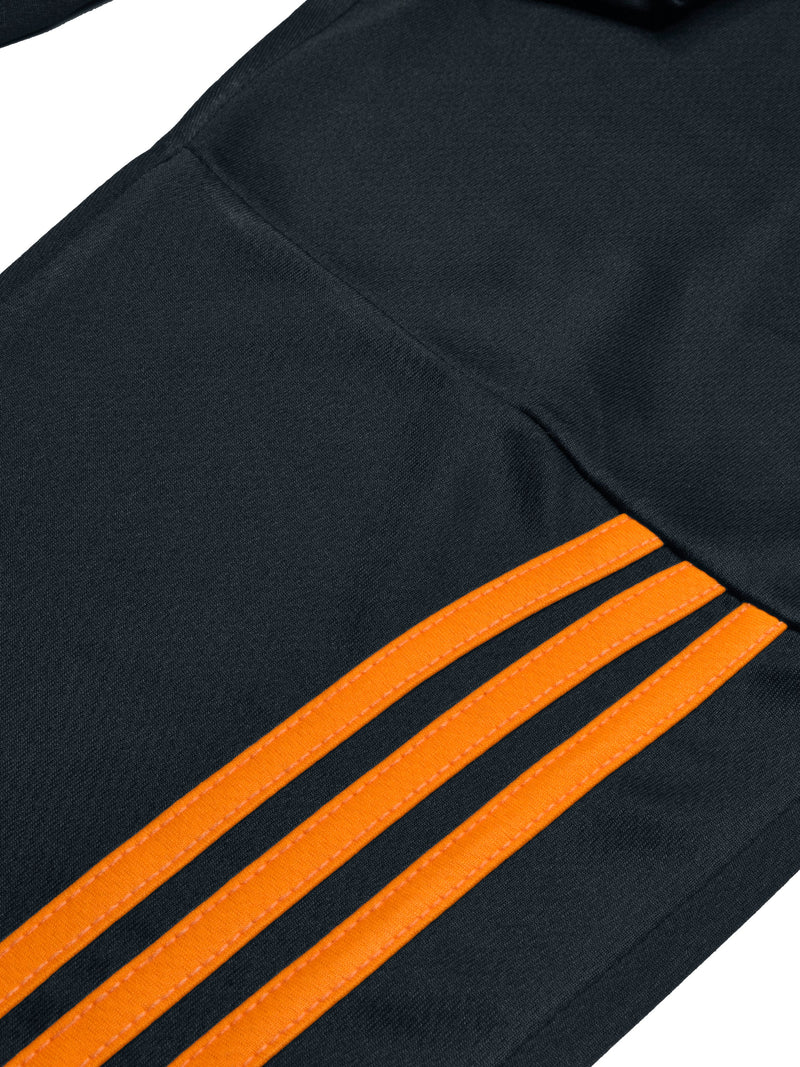 Louis Vicaci Summer Active Wear Tracksuit For Men-Navy with Orange & White Stripes-RT2500