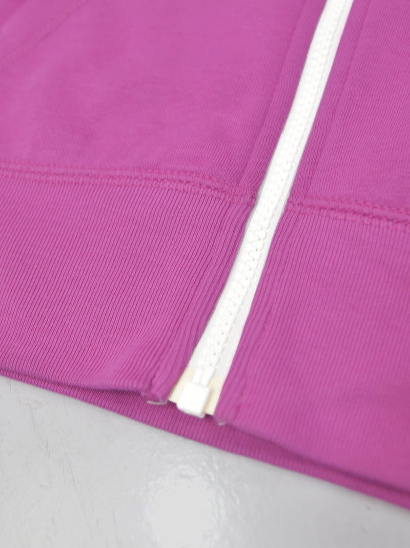 NK Fleece Zipper Hoodie For Men-Magenta-SP6224