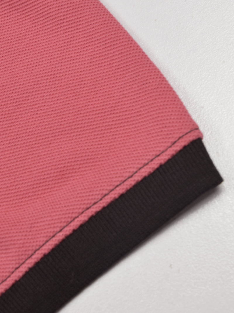 Summer Polo Shirt For Men-Dark Pink-AN3961