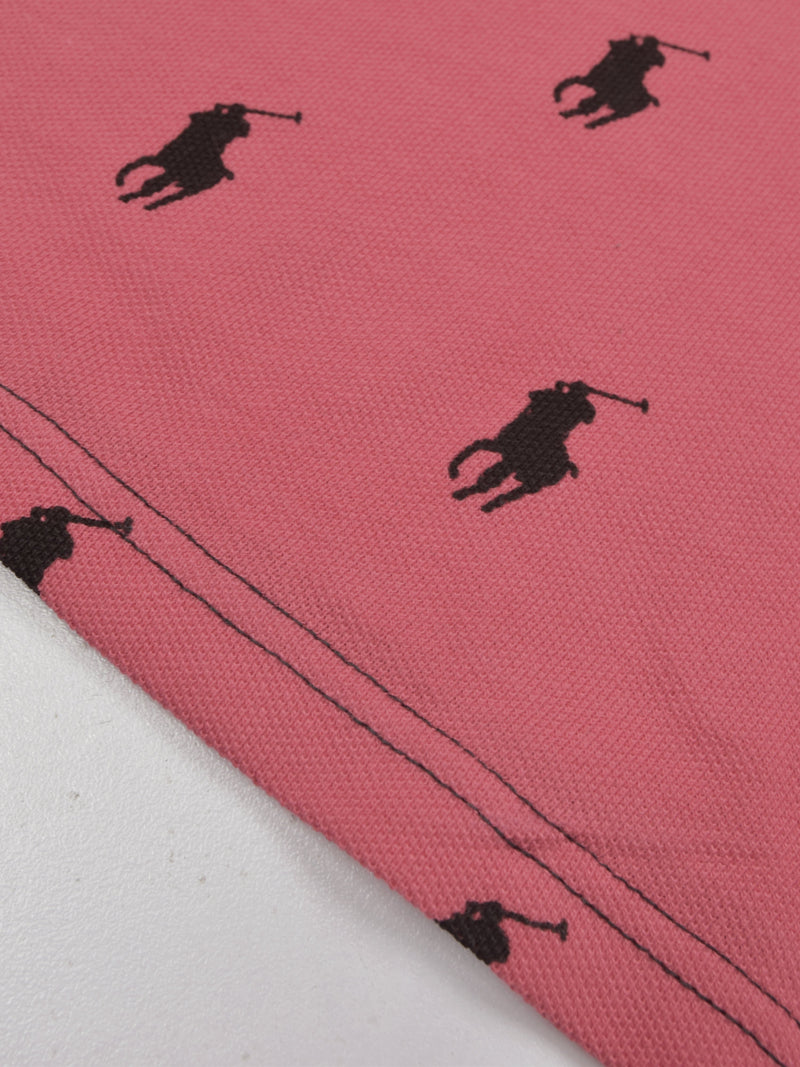 Summer Polo Shirt For Men-Dark Pink-AN3961