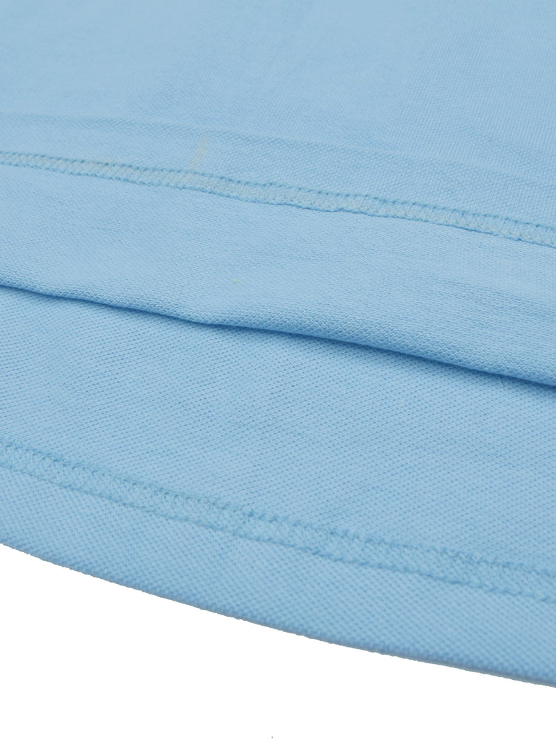 Summer Polo Shirt For Men-Blue White Grey Melange & Green Pannel-SP6503