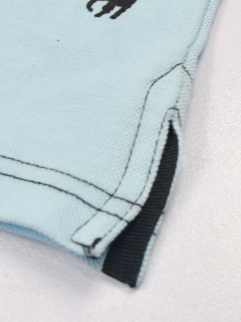 Summer Polo Shirt For Men-Sky Blue-AN3966