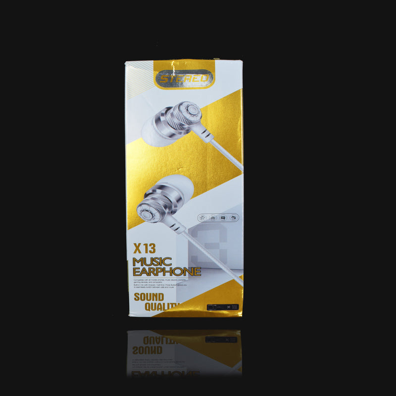 Stereo X13  Fashion Music Earphone-SP2521