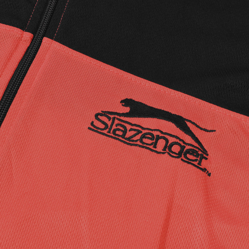 Slazenger Summer Tracksuit For Men-Orange & Black-SP4676