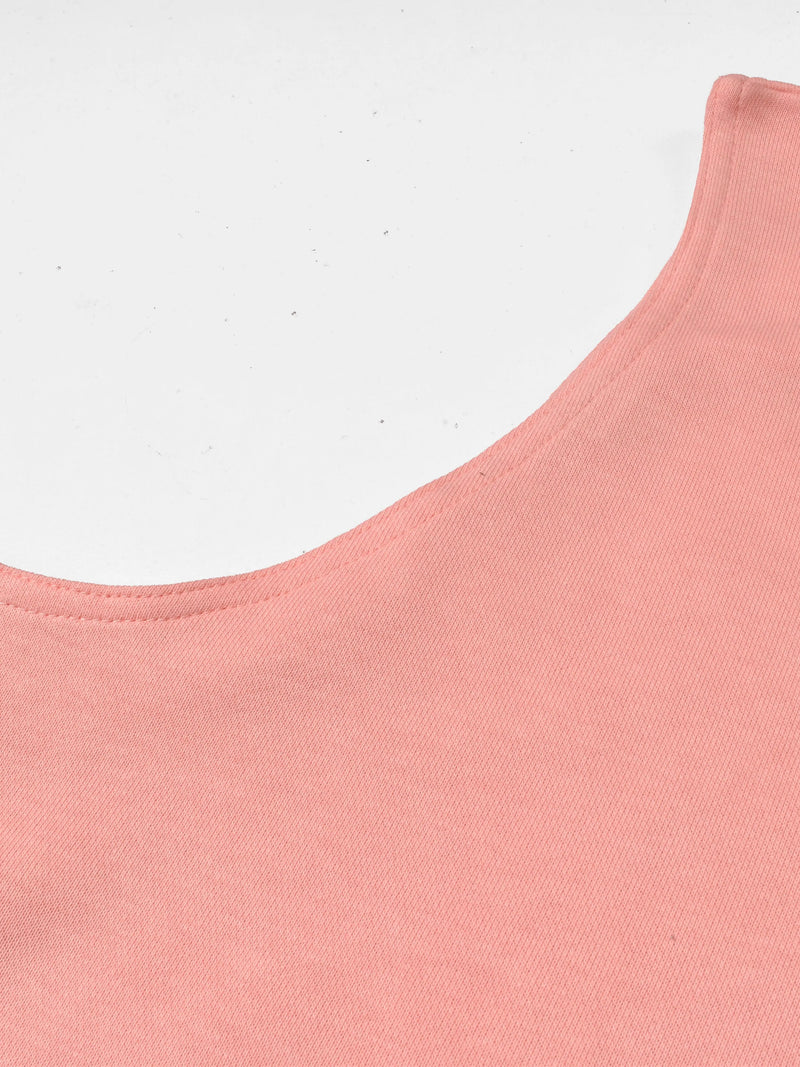 NK Terry Fleece Sleeveless Sweatshirt For Men Pink-RT2090
