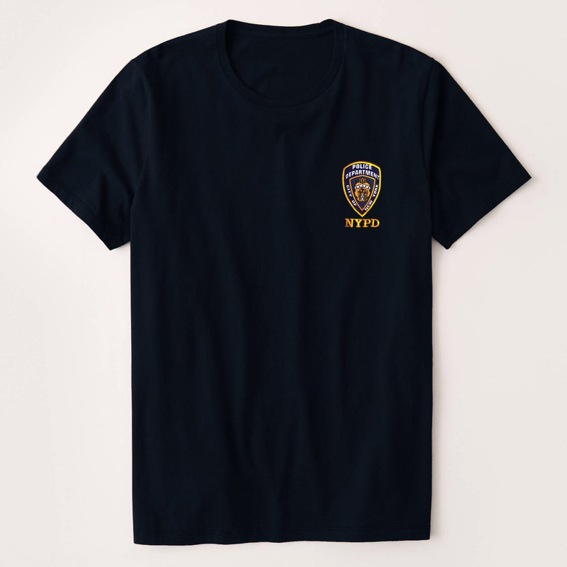 Half Sleeve Crew Neck Tee Shirt For Men-Dark Navy-NA10969