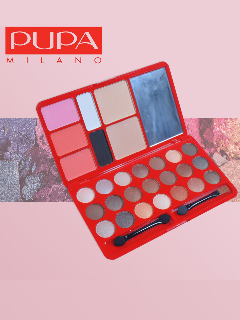 PUPA 21 Color Flash Gleam Eye Shadow Kit-RT643-2