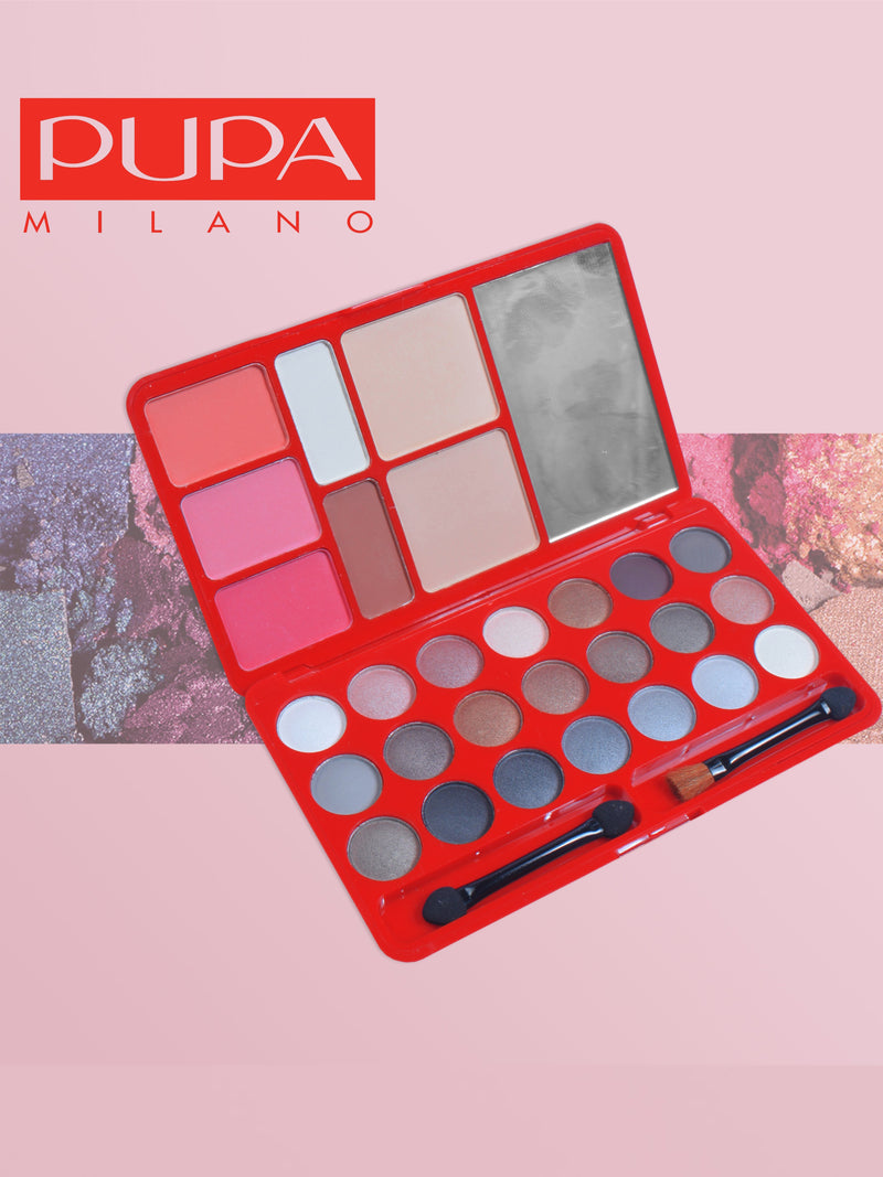 PUPA 21 Color Flash Gleam Eye Shadow Kit-RT645-3