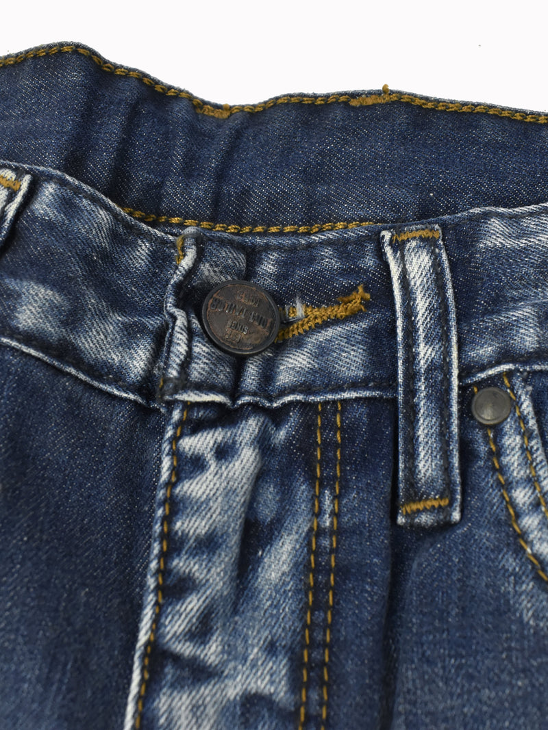 Mexx Jeans Denim Short For Ladies-Dark Navy Faded-F246