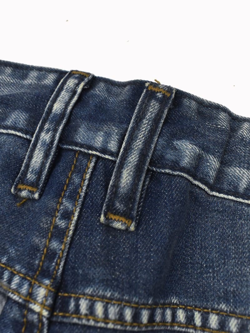 Mexx Jeans Denim Short For Ladies-Dark Navy Faded-F246