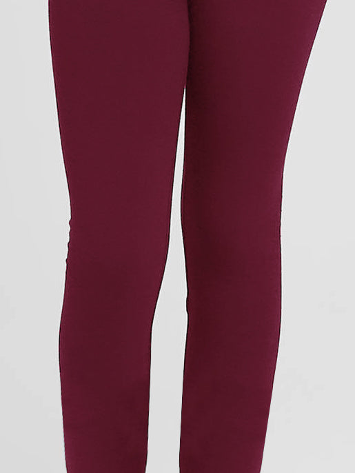 T.2 Stylish Tights Leggings For Girls-Light Maroon-RT369