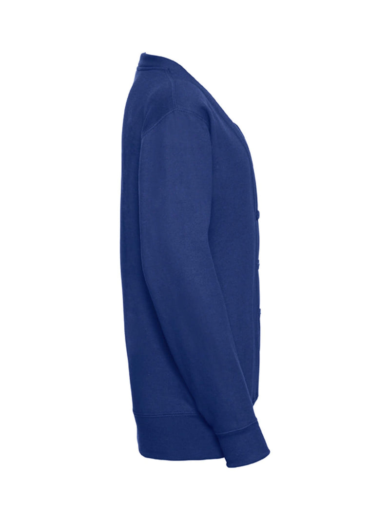 Russell Fleece Cardigan Sweatshirt For Kids-Blue-RT861