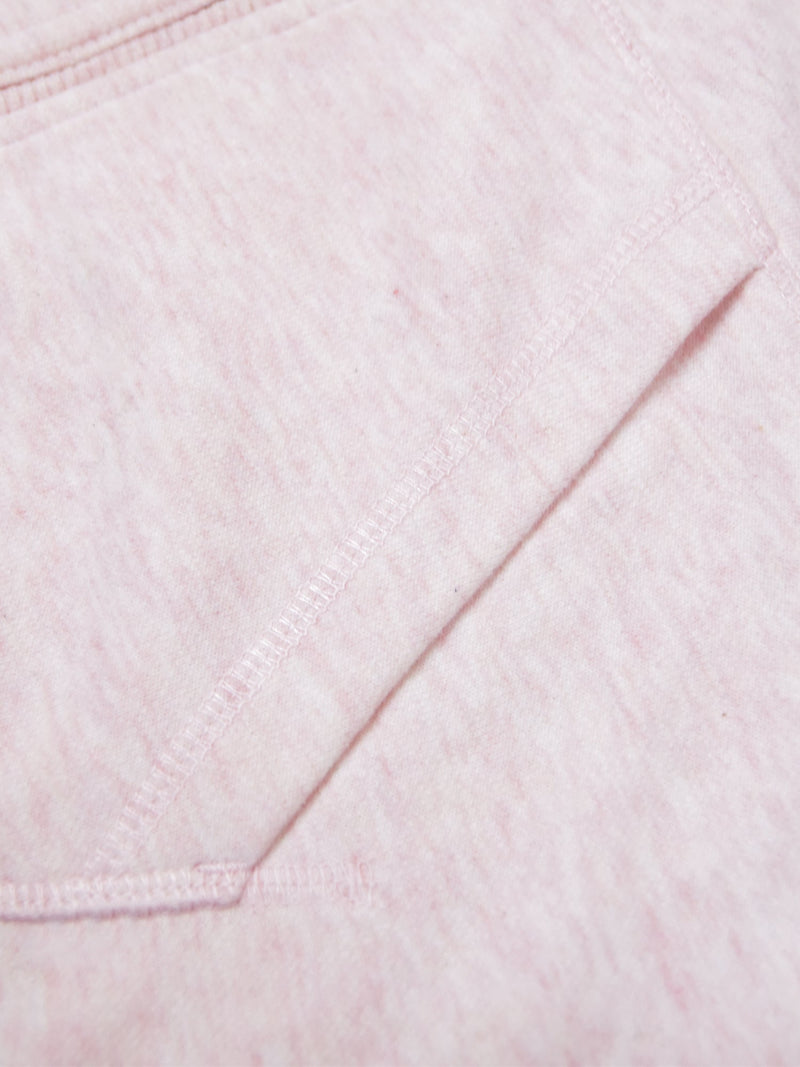 Adidas Terry Fleece Zipper Hoodie For Men-Pink Melange-BE16713