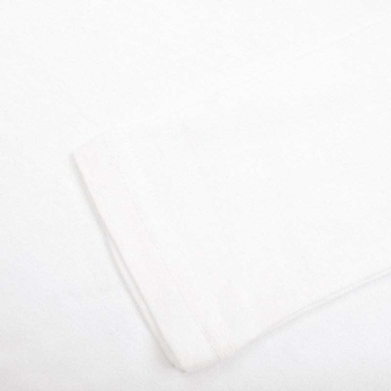 NK Summer Crew Neck Tee Shirt For Ladies-White with Dark Cyan Green Panels-BR14